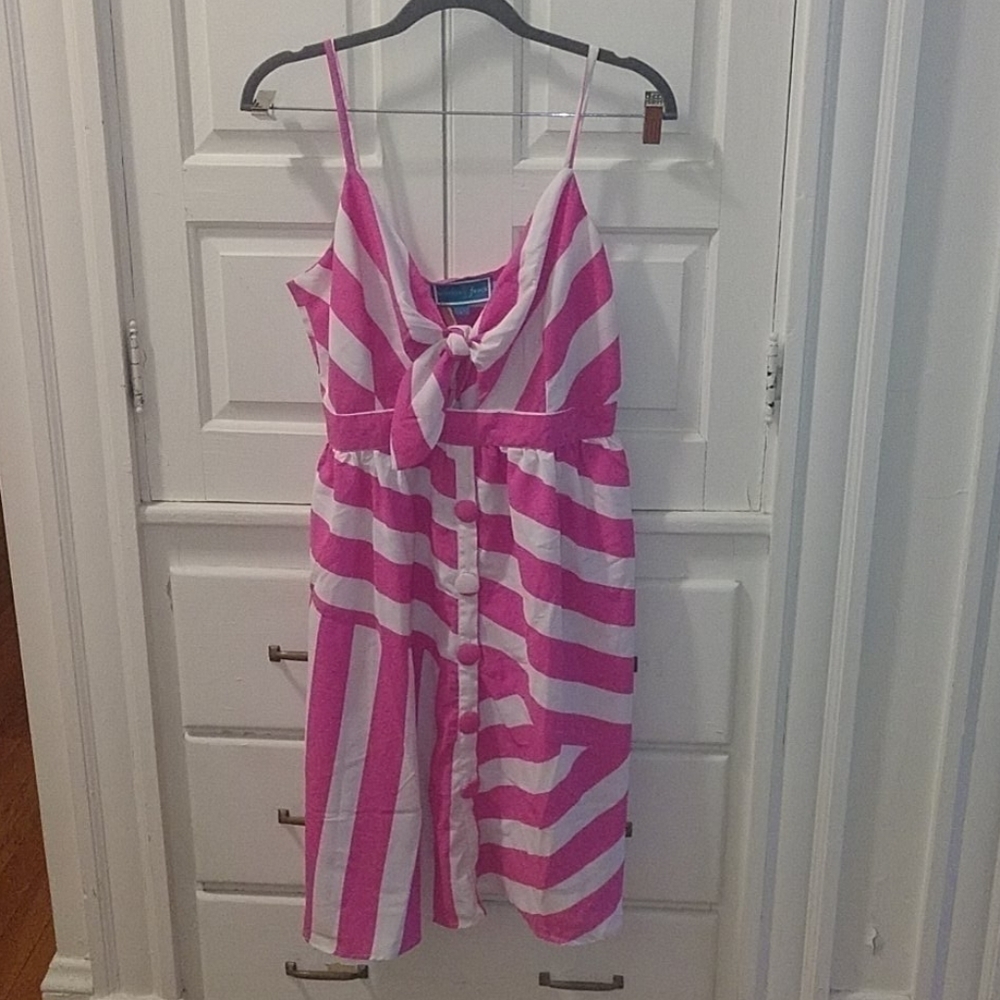 Southern Frock Tie Front Sundress